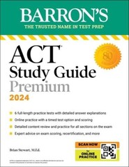 ACT Study Guide Premium, 2024: 6 Practice Tests Comprehensive Review – GOOD