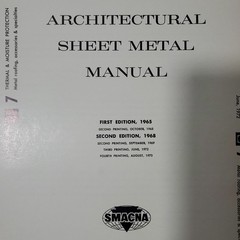 Smacna Architectural Sheet Metal Manual 1972