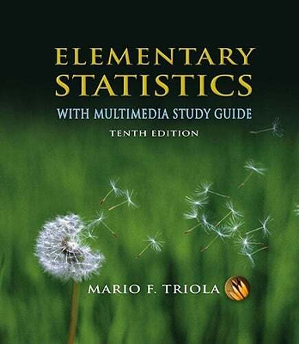 Elementary Statistics: With Multimedia Study Guide by Mario F Triola: Used