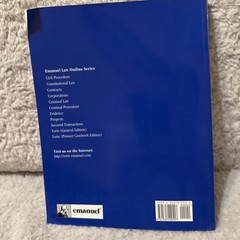 Emanuel Law Outlines: Evidence by Steven L. Emanuel 1995, Trade Paperback 3rd Ed