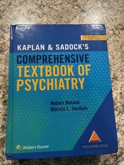 Kaplan and Sadock’s Comprehensive Text of Psychiatry Vol 1