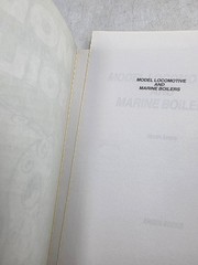 MODEL LOCOMOTIVE AND MARINE BOILERS Martin Evans TPB~ 190 pgs~ 1988