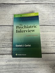The Psychiatric Interview – Paperback, by Carlat Daniel – Good c