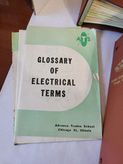 Vintage 50s 60s Advance Trades School ATS Chicago Training Binders – Lot
