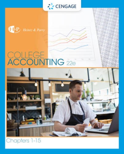 College Accounting, Chapters 1-15 (New in Accounting from Hein – ACCEPTABLE