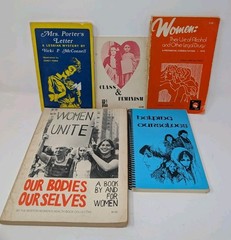 Vintage Feminist Lesbian Women’s Liberation Book Lot Diana Press SAMOIS 1970s