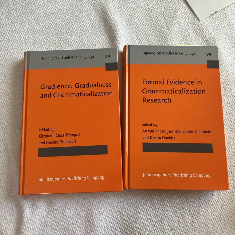 ( 2 TEXTBOOKS) Typological Studies in Language Ser.: Formal Evidence in