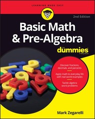 Basic Math & Pre-Algebra For Dummies (For Dummies (Math & Science)) – paperb…