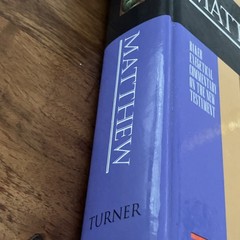 Baker Academic Matthew by David L. Turner Hardcover, Baker Exegetical Commentary