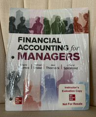 NEW SEALED Financial Accounting for Managers McGraw Hill loose leaf Instructor’s
