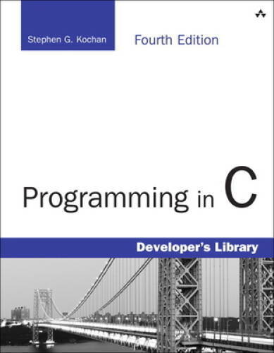 Programming in C (4th Edition) (Developer’s Library) – Paperback – VERY GOOD
