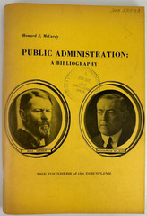 Public Administration A Bibliography Howard E McCurdy 1972 American University