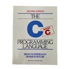 C Programming Language by Dennis Ritchie (English) Paperback Book GOOD FREE SHIP