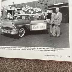 CHEVROLET HISTORY, 1955-1957 (PICTORIAL HISTORY SERIES, By John D. Robertson NEW