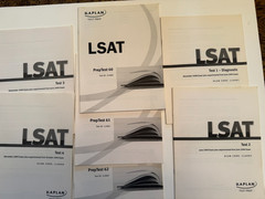 LSAT Tests and Prep Test Practice LSAT Skills Clean Texts Kaplan Set of 7