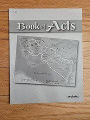 Abeka a Beka Book of Acts Test Key 8th Grade Bible