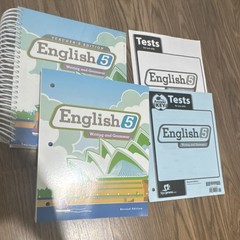 BJU Press English Worktext/ Teacher’s Edition/Tests/Answer Keys 2nd Ed