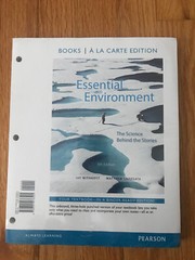 Essential Environment: The Science Loose Leaf, by Jay Withgott SEALED in plastic