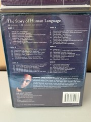 THE GREAT COURSES-Story of Human Language 6-disc DVD/Guide/Lectures Book NEW