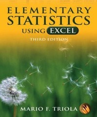 Elementary Statistics Using Excel [With CDROM] by Triola, Mario F.