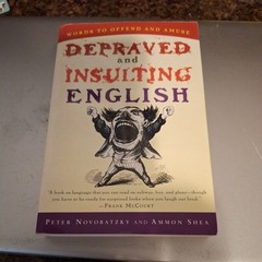 Depraved and Insulting English – paperback Novobatzky, Peter|Shea, Ammon