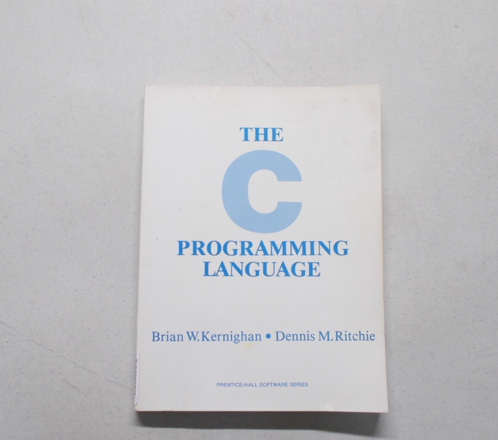 * The C Programming Language – Paperback, by Kernighan Ritchie – Acceptable