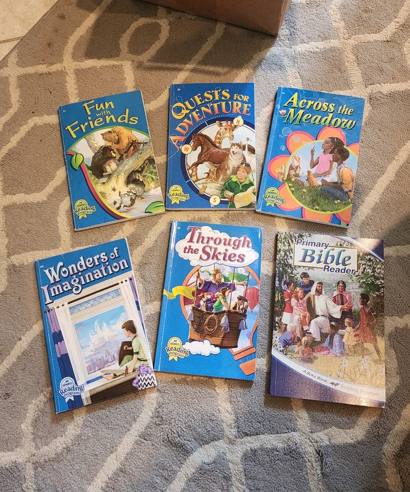 Abeka Grade 2 Textbooks Set Reading, Language Arts, Arithmetic, Bible