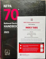 NFPA 70 National Electrical Code 2023 HANDBOOK w/ TABs BRAND NEW HARDCOVER