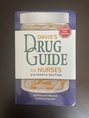 Davis’s Drug Guide for Nurses Sixteenth Edition by April Hazard Vallerand NEW