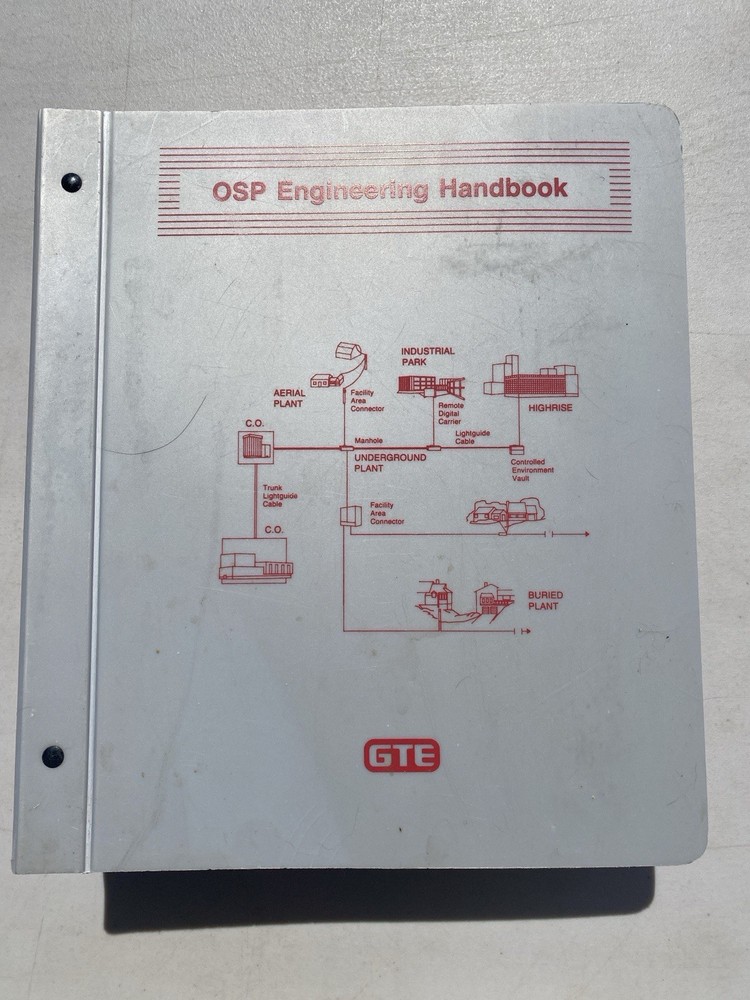GTE OSP Engineering Handbook 1990 Binder