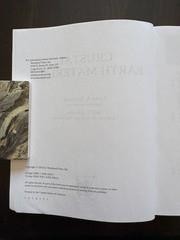 CRUSTAL EARTH MATERIALS By Loren A. Raymond pb science geology textbook