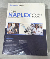 2024 Naplex Course Book UWorld RxPrep Pharmacist Licensure Exam Preparation