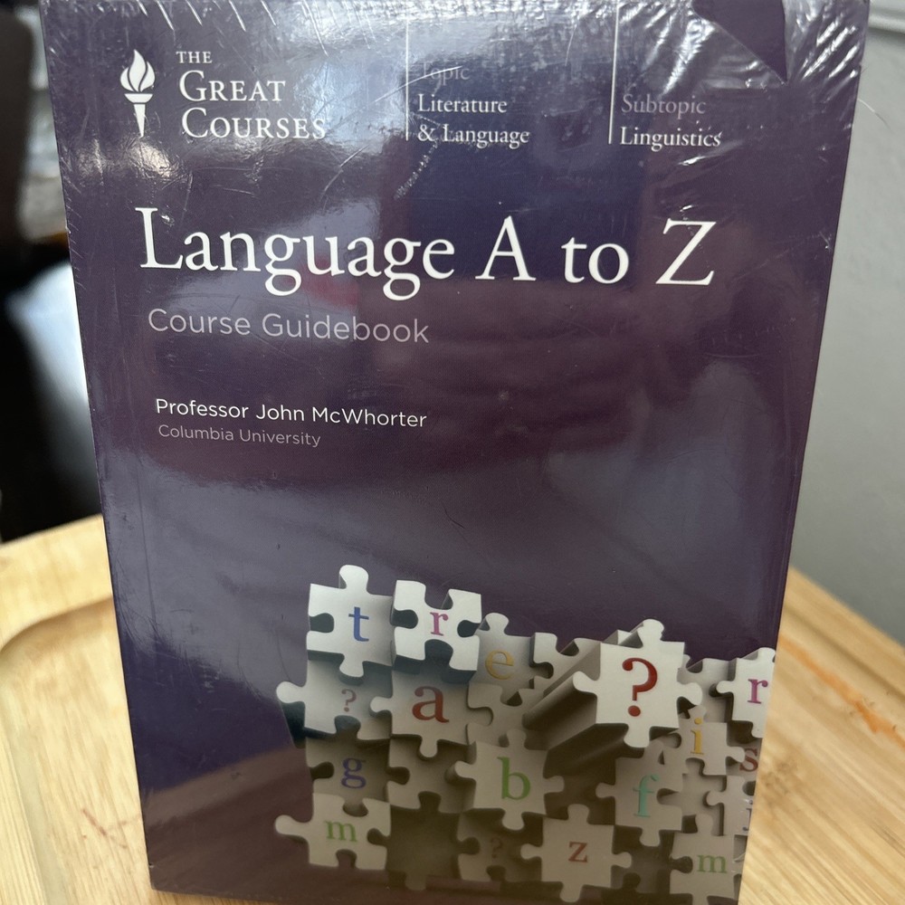 Language A to Z (Guidebook & 6 Audio CDs, John McWhorter) The Great Courses NEW