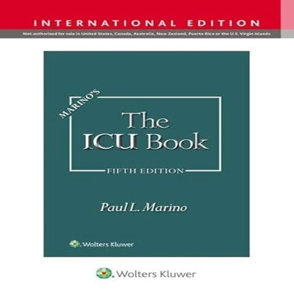 Marino’s The ICU Book by Paul L. Marino Paperback Book IE