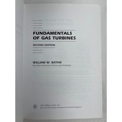 John Wiley Fundamentals of Gas Turbines William Bathie 2nd Ed Hardcover