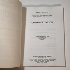Schaum’s Outline Of Combinatorics