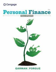 Personal Finance Tax Update (MindTap – Hardcover, by Garman E. Thomas; – Good