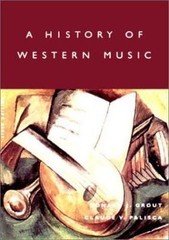 A History of Western Music – 9780393975277, hardcover, Donald J Palisca Grout Cl