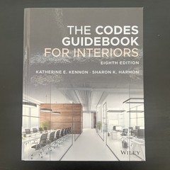 Codes Guidebook for Interiors by Katherine E. Kennon 8e Hardback