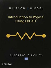 Introduction to PSpice for – Paperback, by Nilsson James W.; – Very Good