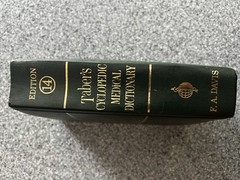 Taber’s Cyclopedic Medical Dictionary, F.A. Davis Co., 14th Edition HC