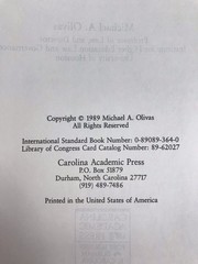 THE LAW AND HIGHER EDUCATION Michael Olivas 1989 Carolina Academic Press