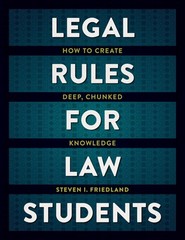 Legal Rules for Law Students: How to Create Deep, Chunked Knowledge