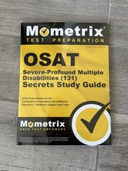 🌟 SEALED – OSAT Severe-Profound/Multiple Disabilities 131 Secrets Study Guide