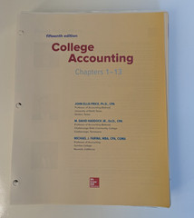 LooseLeaf for College Loose Leaf by Price John Haddock 15th ed