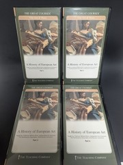 The Great Courses A History of European Art Parts 1-4 on 8 DVDs & 4 Guidebooks