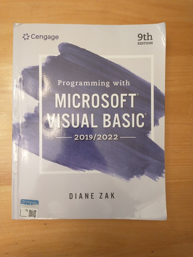 Programming With Microsoft Visual Basic 2019/2022 (MindTap Course List) by