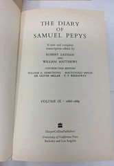 The Diary of Samuel Pepys Latham RARE 9 Volume’s Out Of 11 Lot Book Set