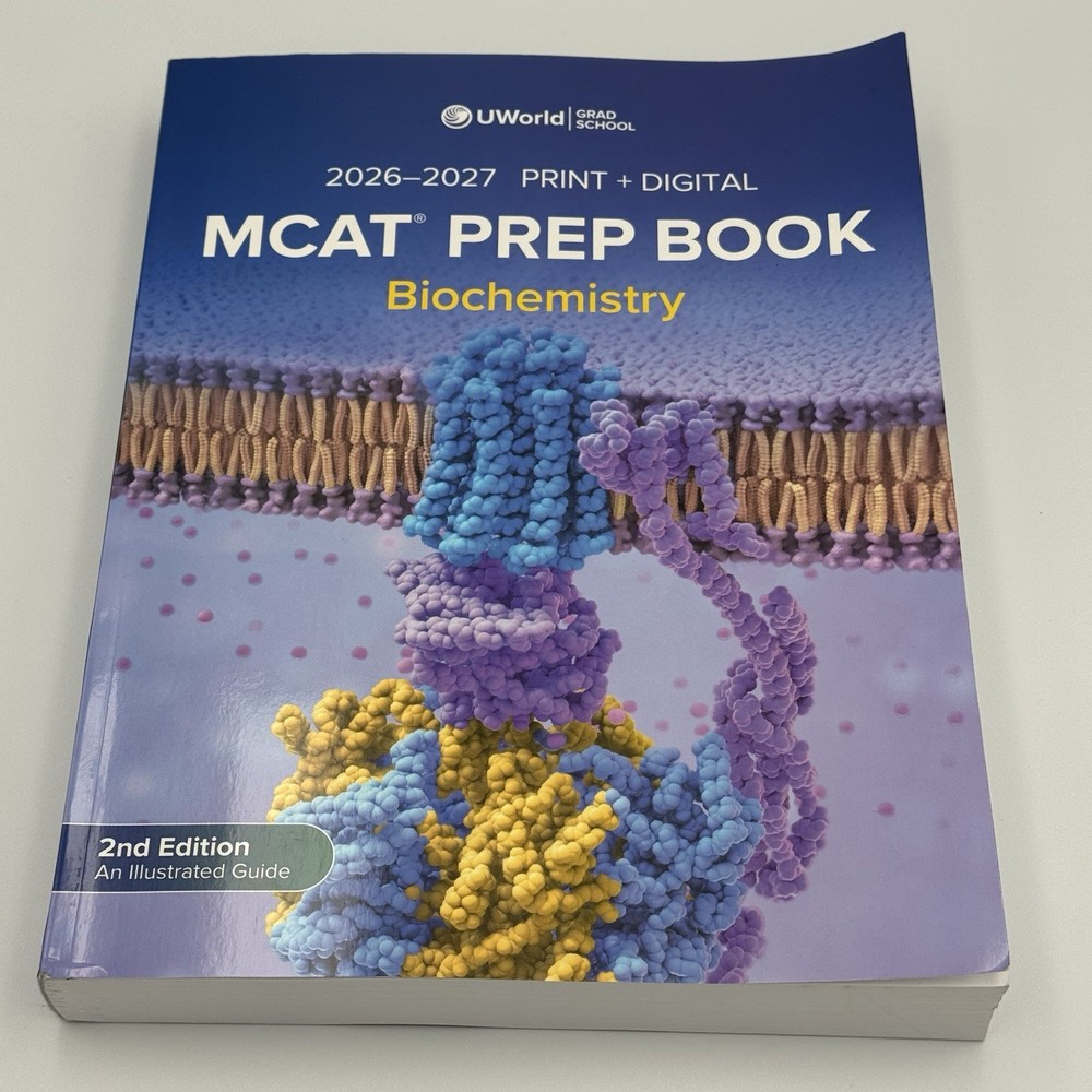 UWorld MCAT Biochemistry 2026-2027 2nd Ed Prep Book