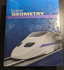 Saxon Geometry Textbook, Solutions, & Test Book Curriculum Set-ACCEPTABLE